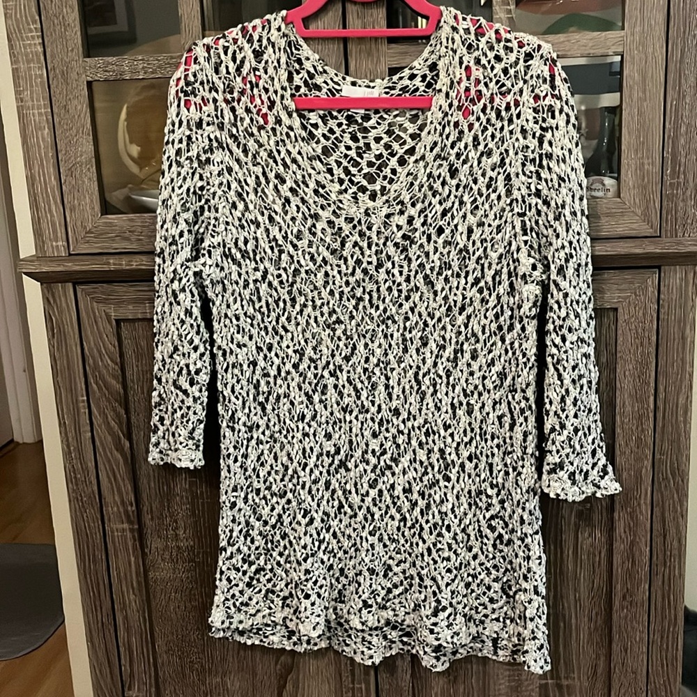 J. Jill Crochet Sweater